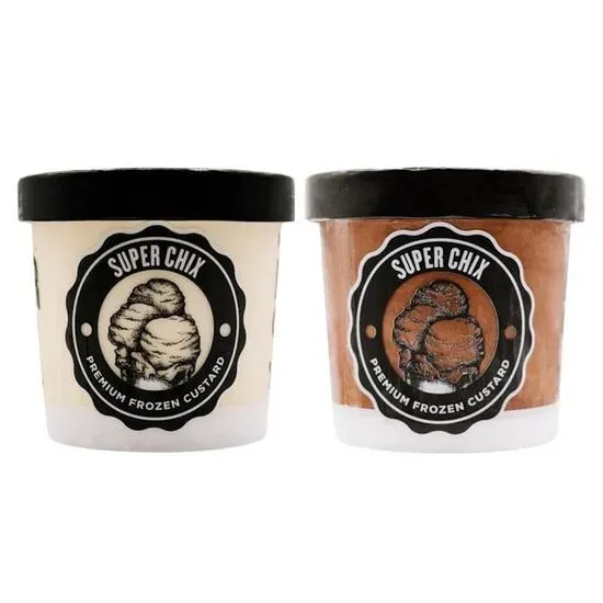 2 Premium Frozen Custard Pints