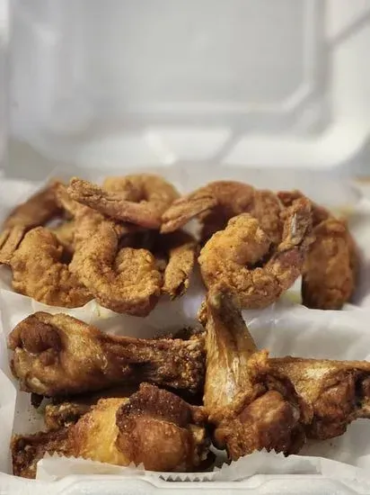 13. Wings & Shrimp 