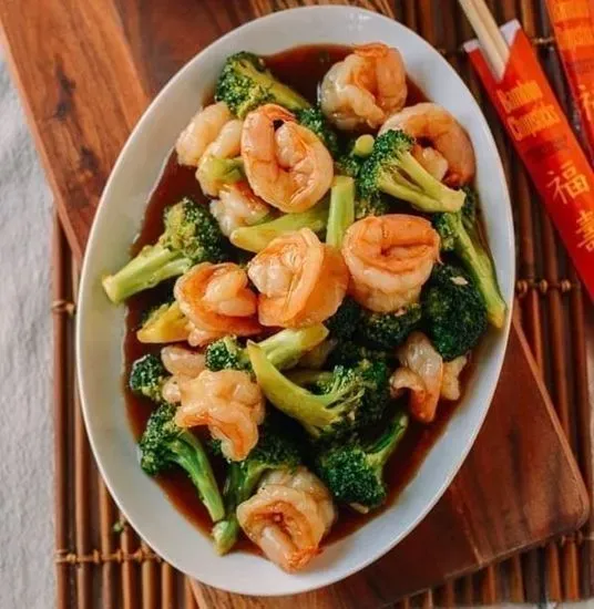 71. shrimp w. broccoli