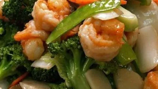 C26. Shrimp with Broccoli