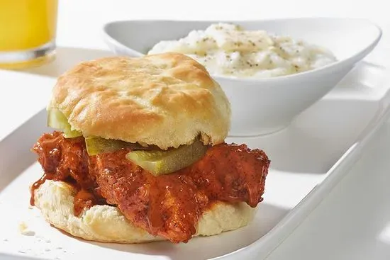Nashville Hot Chicken Biscuit Sandwich