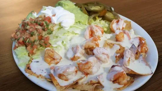 New!  Shrimp Nachos