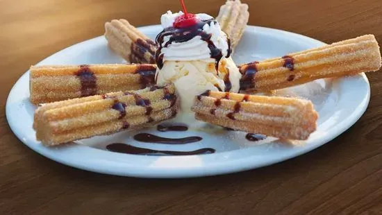 Churros with Ice Cream