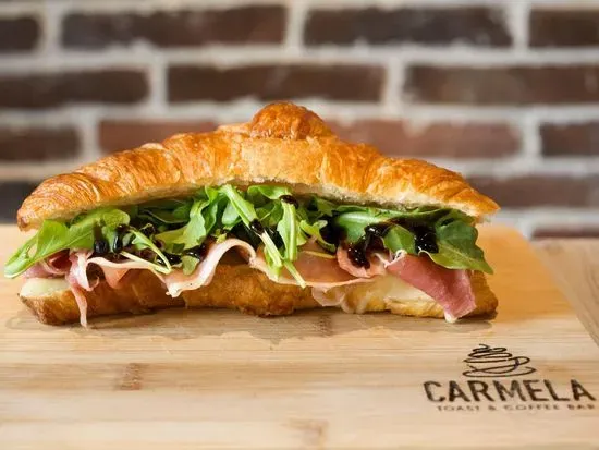 Prosciutto and Swiss Cheese Croissant*