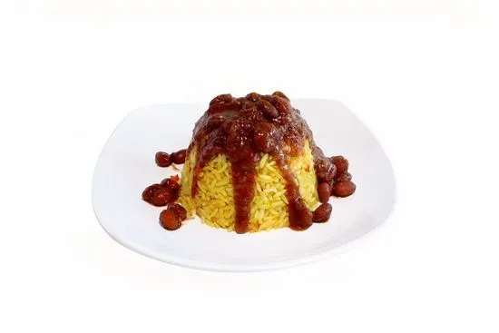 Yellow Rice with Red Beans