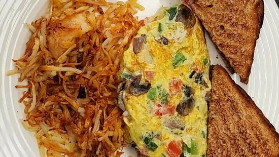 Veggie Omelet with Cheese