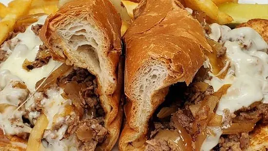 Cheese Steak with Sautéed Onions