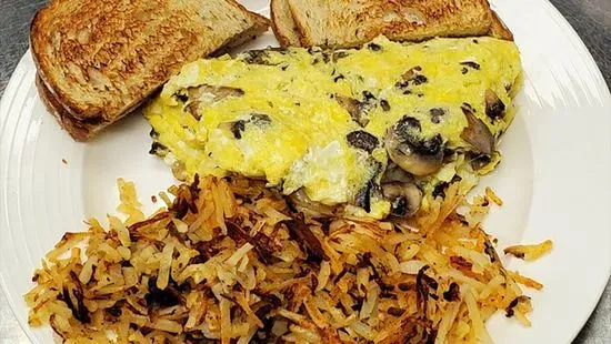 Mushroom and Cheese Omelet