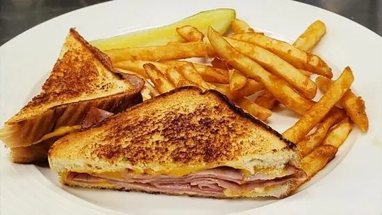 Grilled Cheese with Bacon or Ham