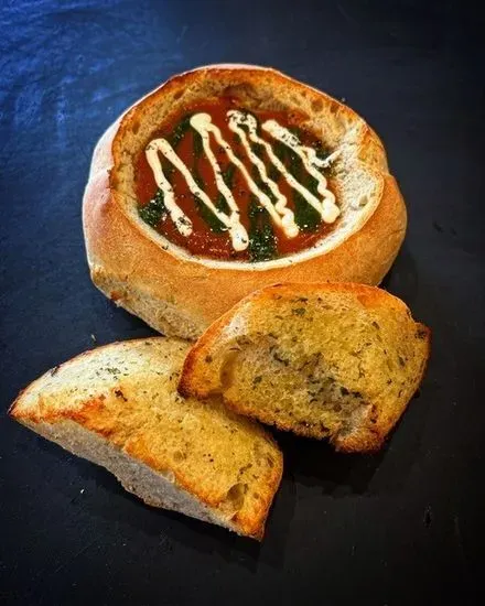 + BREAD BOWL TOMATO BASIL SOUP