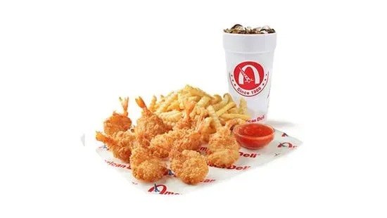 8pc Shrimp Meal (Fries + Drink)