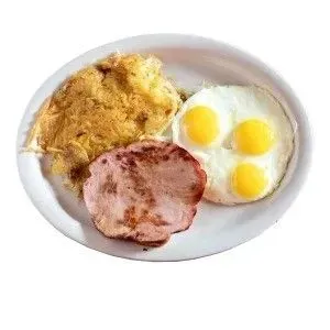 Ham Steak & Egg