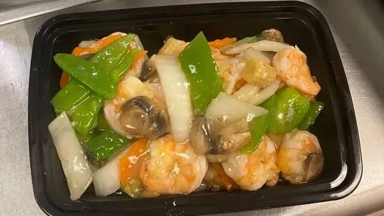 89. Shrimp with Chinese Veg