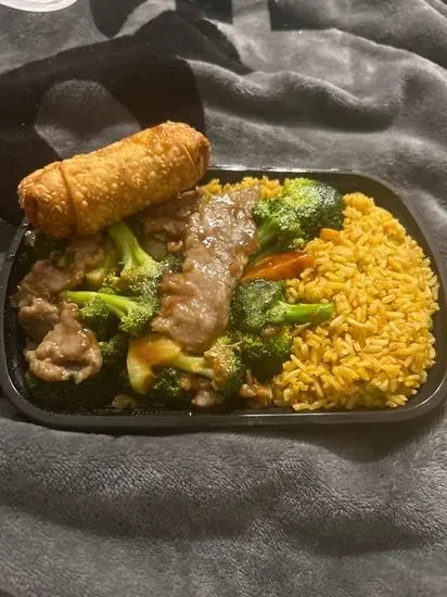 C5. Beef or Shrimp with Broccoli (Combo)