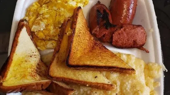 Sausage Link, Egg, & Cheese Biscuit