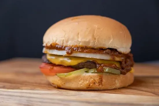 *CHILI CHEESEBURGER