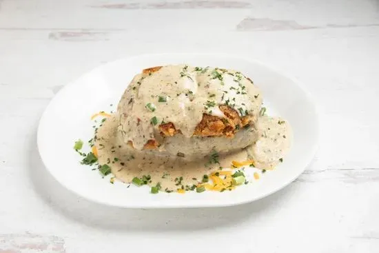 Loaded Crab Cake Bayou Potato