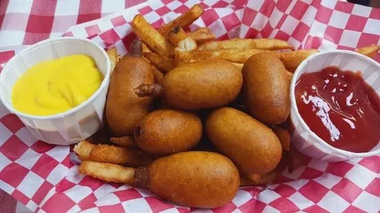 Corny Dog and Fries