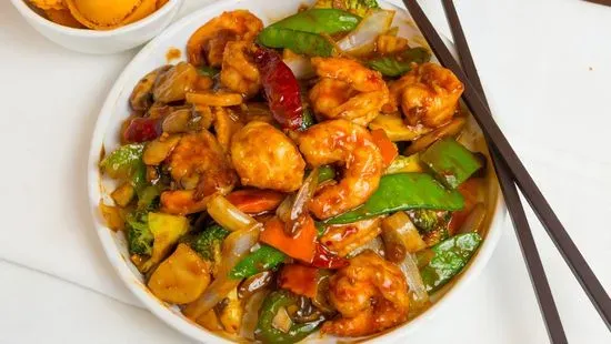 L2. Shrimp with Szechuan Style