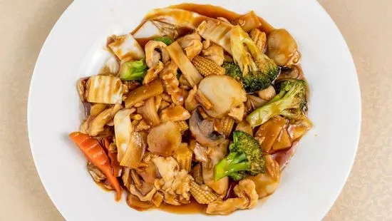 108. Steamed Chicken with Mixed Vegetable