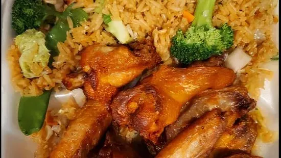 Roast Pork with Broccoli