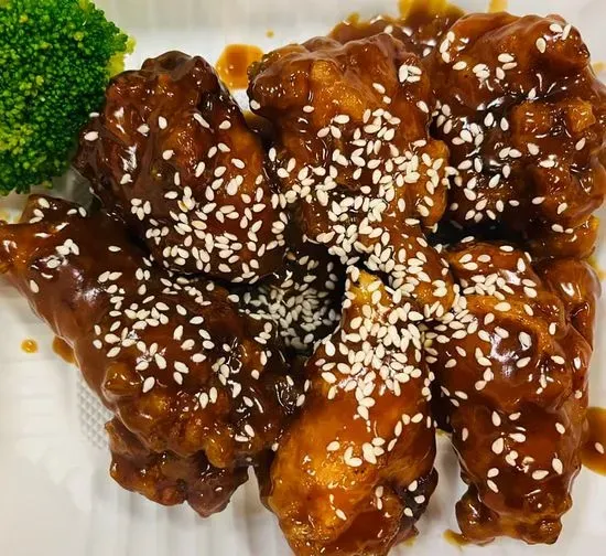 A4. Sesame Chicken Wings (6)