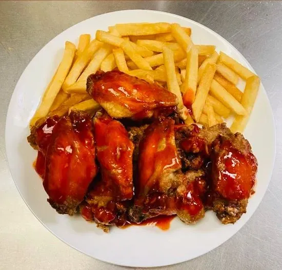 A5. Fried Chicken Wings or Hot Chicken Wings (6)