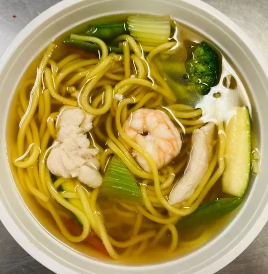 S4. Chicken & Shrimp Vegetable Noodle Soup