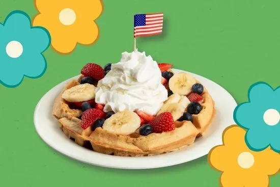 Red, White & Blue Waffle