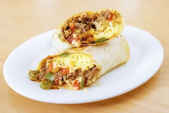 Carne Asada Breakfast Burrito