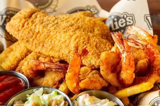 Fried Catfish and Shrimp Combo