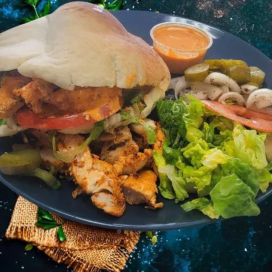 Spicy Chicken Pita