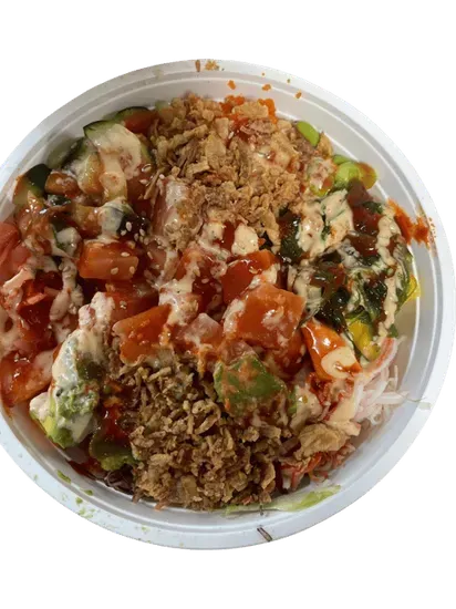 6. Spicy Salmon Poke Bowl