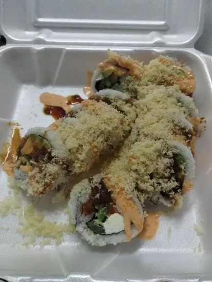 8. Crazy Salmon Roll (Big Roll) 