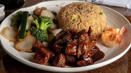 Beef & Shrimp Teriyaki