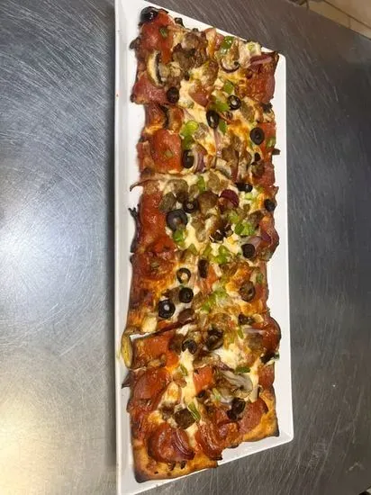 Supreme 12x 6 square pizza
