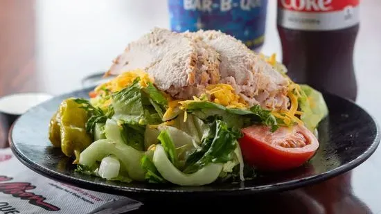 Turkey on a Salad