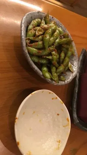 Spicy Garlic Edamame