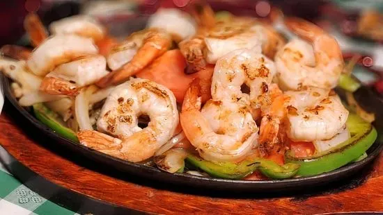 Shrimp fajitas (GF)