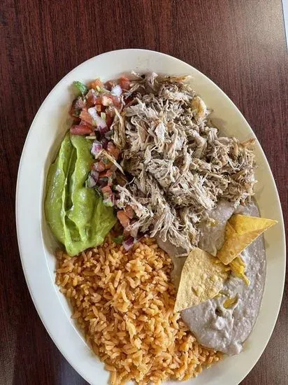 13. Carnitas Plate