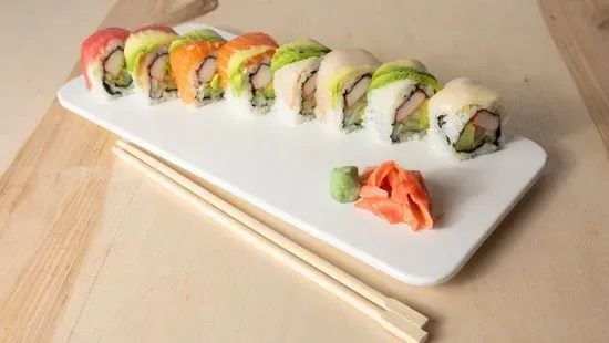 Rainbow Roll (8 Pieces)