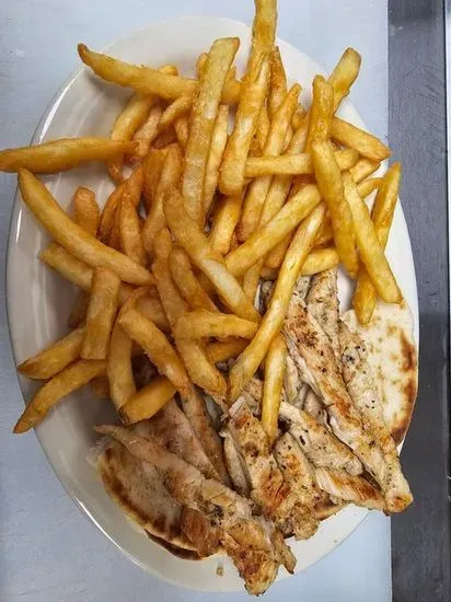 Chicken Souvlaki Plate