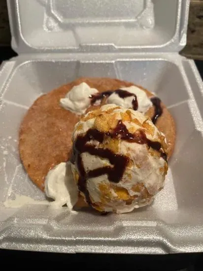 Sopapilla with Ice Cream