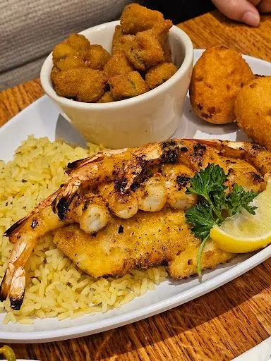 Lemon Pepper Fish & Grilled Shrimp