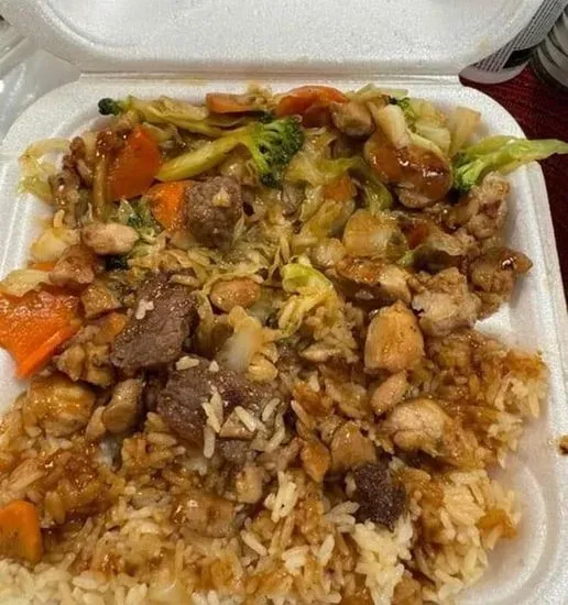 Chicken & Steak Hibachi