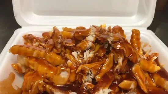 BBQ Pork Cheese Fries