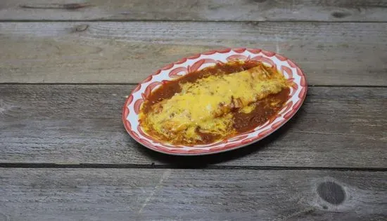 1 Cheese Enchilada with Red Sauce