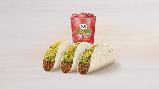 3 Soft Tacos Combo