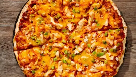 BBQ Chicken Pizza (Cauliflower Crust Pizza)