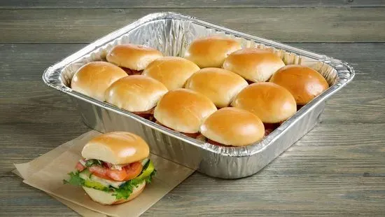 Greek Veggie Mini Sandwich Platter (12 mini sandwiches)